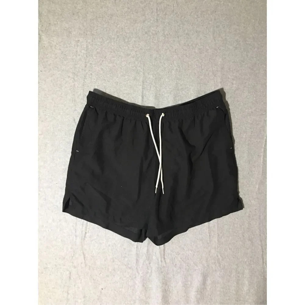 Mens George Shorts Size XL Black Netted Athletic Casual Swimming Summer Spring